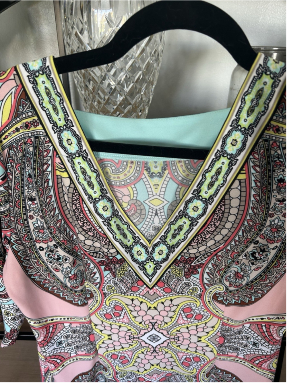 Sandra Daren Multicolor Dress In Size 8 - Picture 3 of 7